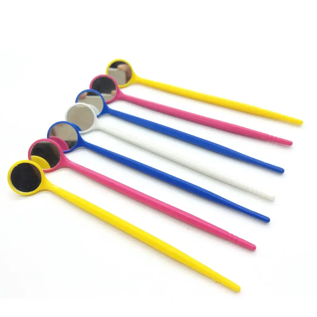 DENTAL MIRROR GLASS-(Single Side) (Pack of 10)