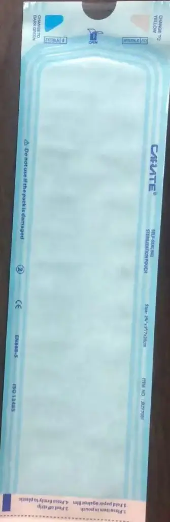 STERILIZATION POUCH 0.05 MM THICKNESS FILM