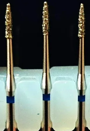 GOLD DIAMOND BUR -955-045B (PACK OF 10)