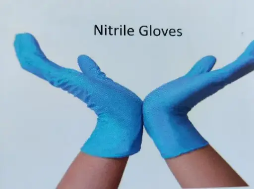 Nitrile Examination Gloves(BLUE)(100Pc's)