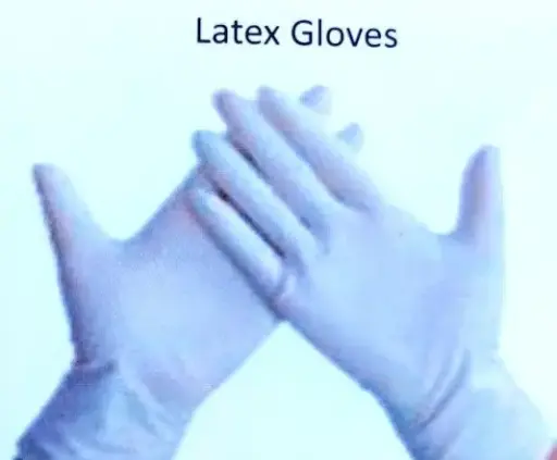 Latex Examination Gloves(Milky White)