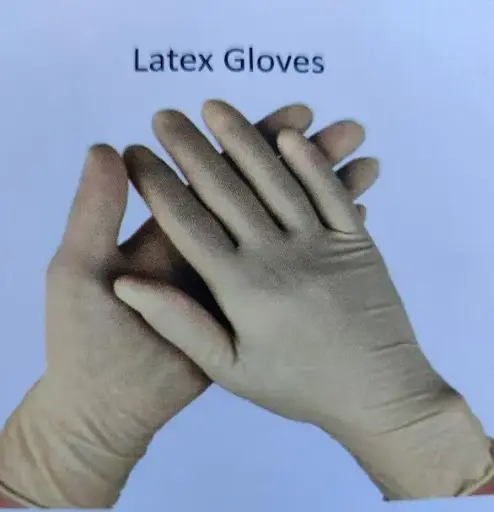 Latex Examination Gloves (LIGHT CREAM)